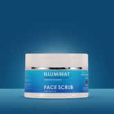 Illuminat Korean Glass Finish Face Scrub with Blue Lotus Extract | Light Exfoliation & Radiance 50ml